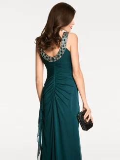 Abendkleider|heine Abendkleid mit Schmucksteinen smaragd