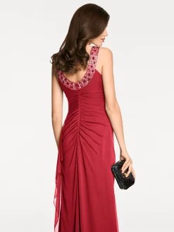 Abendkleider|heine Abendkleid mit Schmucksteinen rot