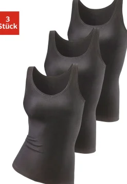 Bodies & Unterhemden|petite fleur Achselhemd schwarz