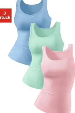 Bodies & Unterhemden|petite fleur Achselhemd blau,rosé,mint