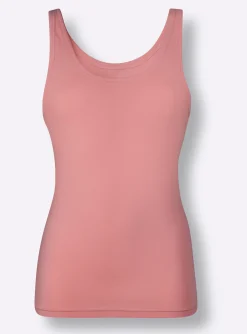 Bodies & Unterhemden|wäschepur Achseltop flamingo+aquamarin+weiß