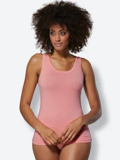 Bodies & Unterhemden|wäschepur Achseltop flamingo+aquamarin+weiß