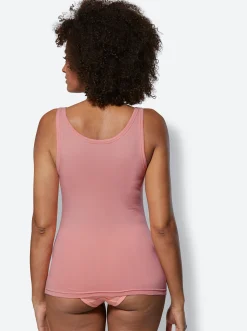 Bodies & Unterhemden|wäschepur Achseltop flamingo+aquamarin+weiß