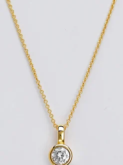 Schmuck| Anhänger mit Kette Silbervergoldet925