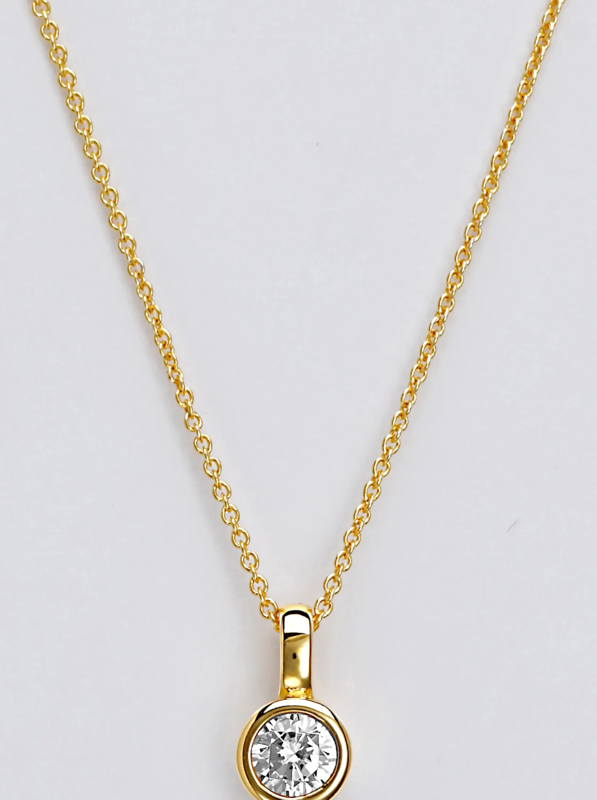 Schmuck| Anhänger mit Kette Silbervergoldet925