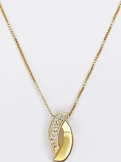 Schmuck| Anhänger mit Kette Silbervergoldet925