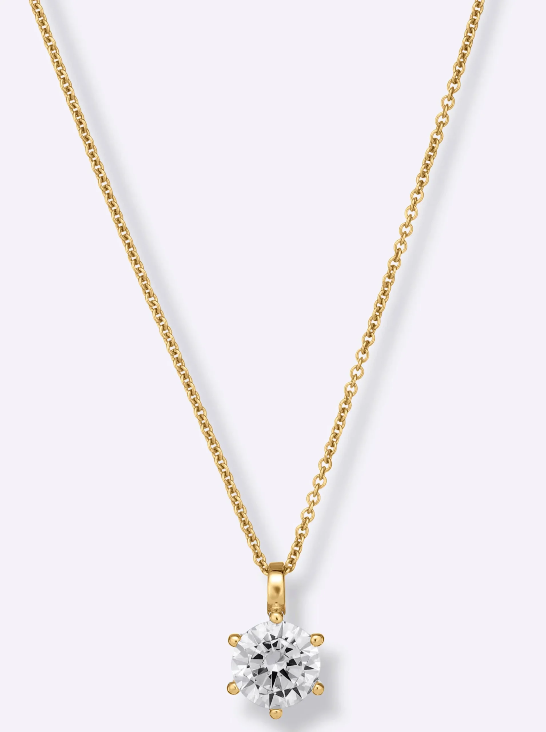 Schmuck| Anhänger mit Kette Silbervergoldet925