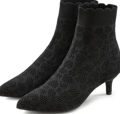 Stiefeletten|Stiefel|LASCANA Ankleboots schwarz