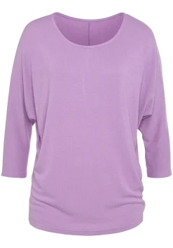 Shirts|LASCANA 3/4-Arm-Shirt flieder