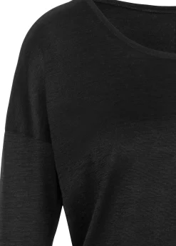 Strandmode|Shirts|LASCANA 3/4-Arm-Shirt schwarz