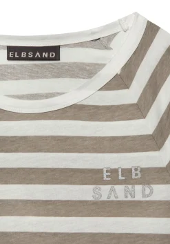 Shirts|Elbsand 3/4-Arm-Shirt creme-taupegestreift