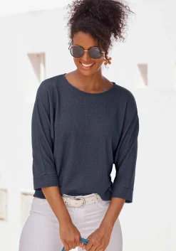 Strandmode|Vivance 3/4-Arm-Shirt navy