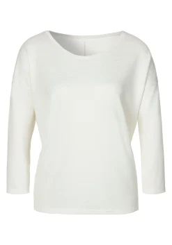 Strandmode|LASCANA 3/4-Arm-Shirt creme,schwarz