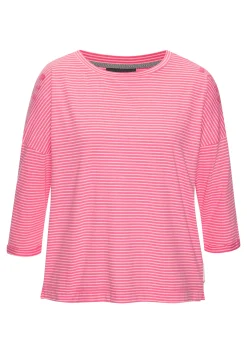 Strandmode|Elbsand 3/4-Arm-Shirt pink-orange