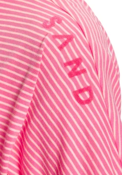 Strandmode|Elbsand 3/4-Arm-Shirt pink-orange