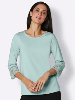 Shirts|CREATION L PREMIUM 3/4-Arm-Shirt kalkmint