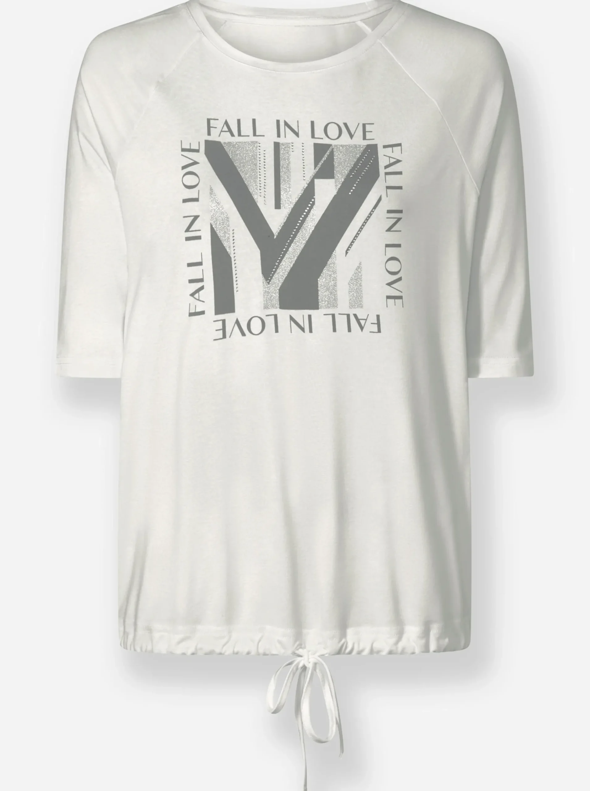 Shirts|heine 3/4-Arm-Shirt mit Foliendruck ecru
