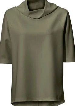 Strandmode|Shirts|heine 3/4-Arm-Shirt mit längerem Rücken khaki