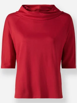 Shirts|heine 3/4-Arm-Shirt mit längerem Rücken rot