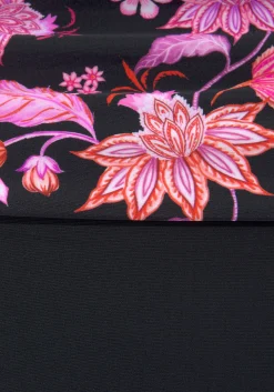 Badeanzüge|LASCANA Badeanzug schwarz-pink