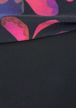 Badeanzüge|Vivance Badeanzug schwarzbedruckt