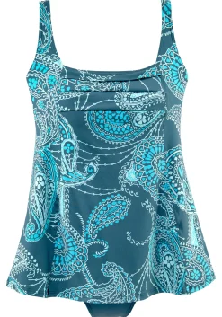 Badeanzüge|LASCANA Badekleid petrol-bedruckt
