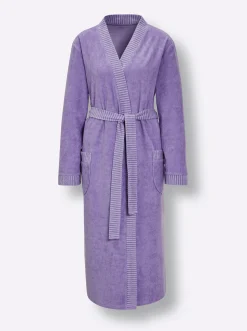 Nachtwäsche|Comtessa Bademantel lavendel