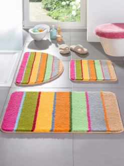 Badematten|Kleine Wolke Badematte grün-bunt