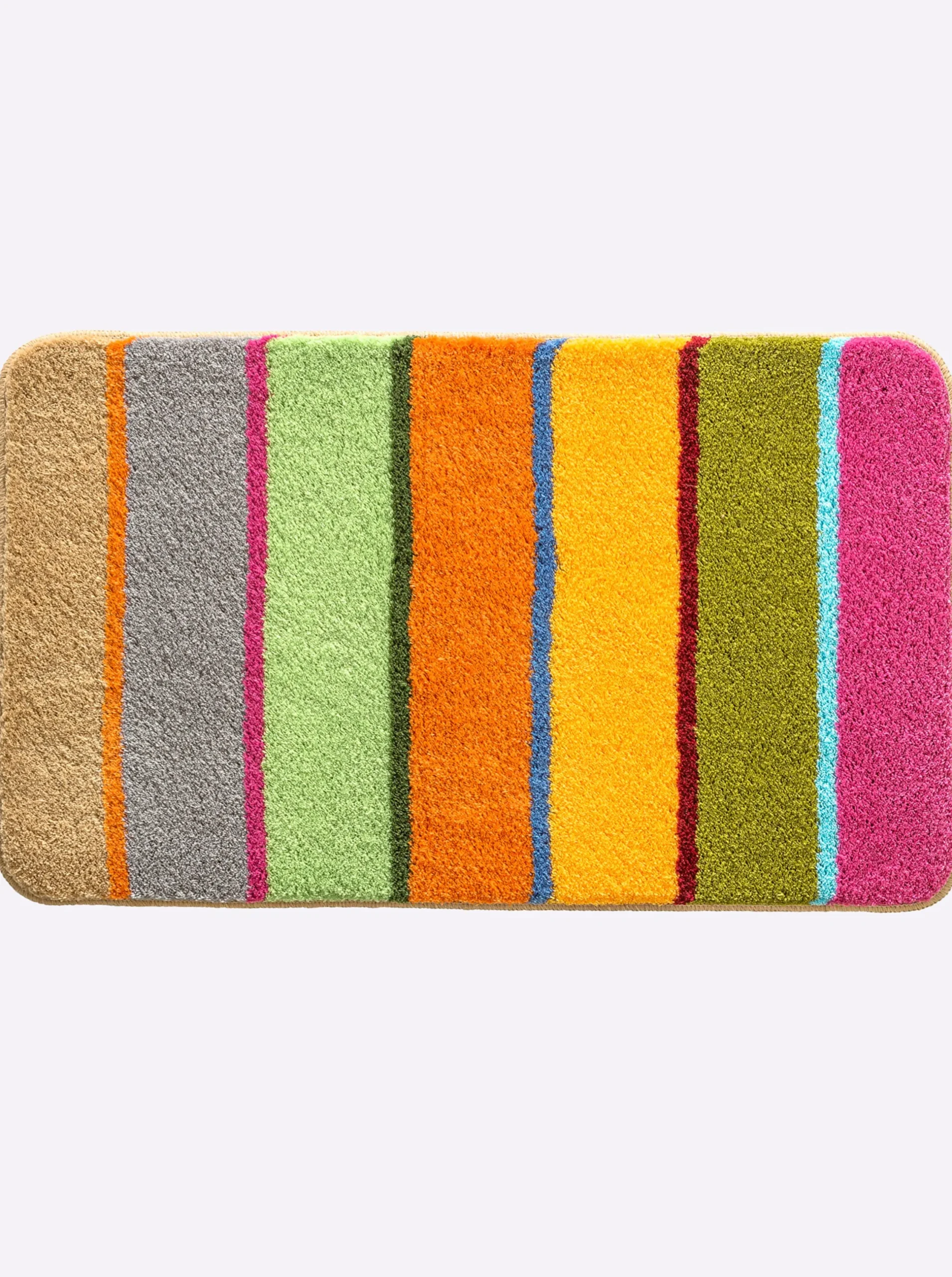 Badematten|Kleine Wolke Badematte grün-bunt