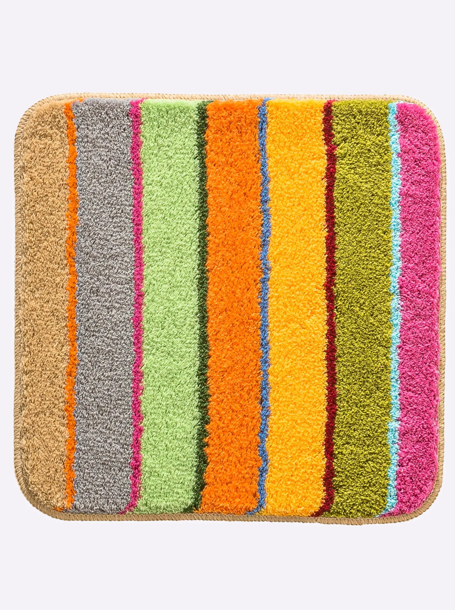 Badematten|Kleine Wolke Badematte grün-bunt