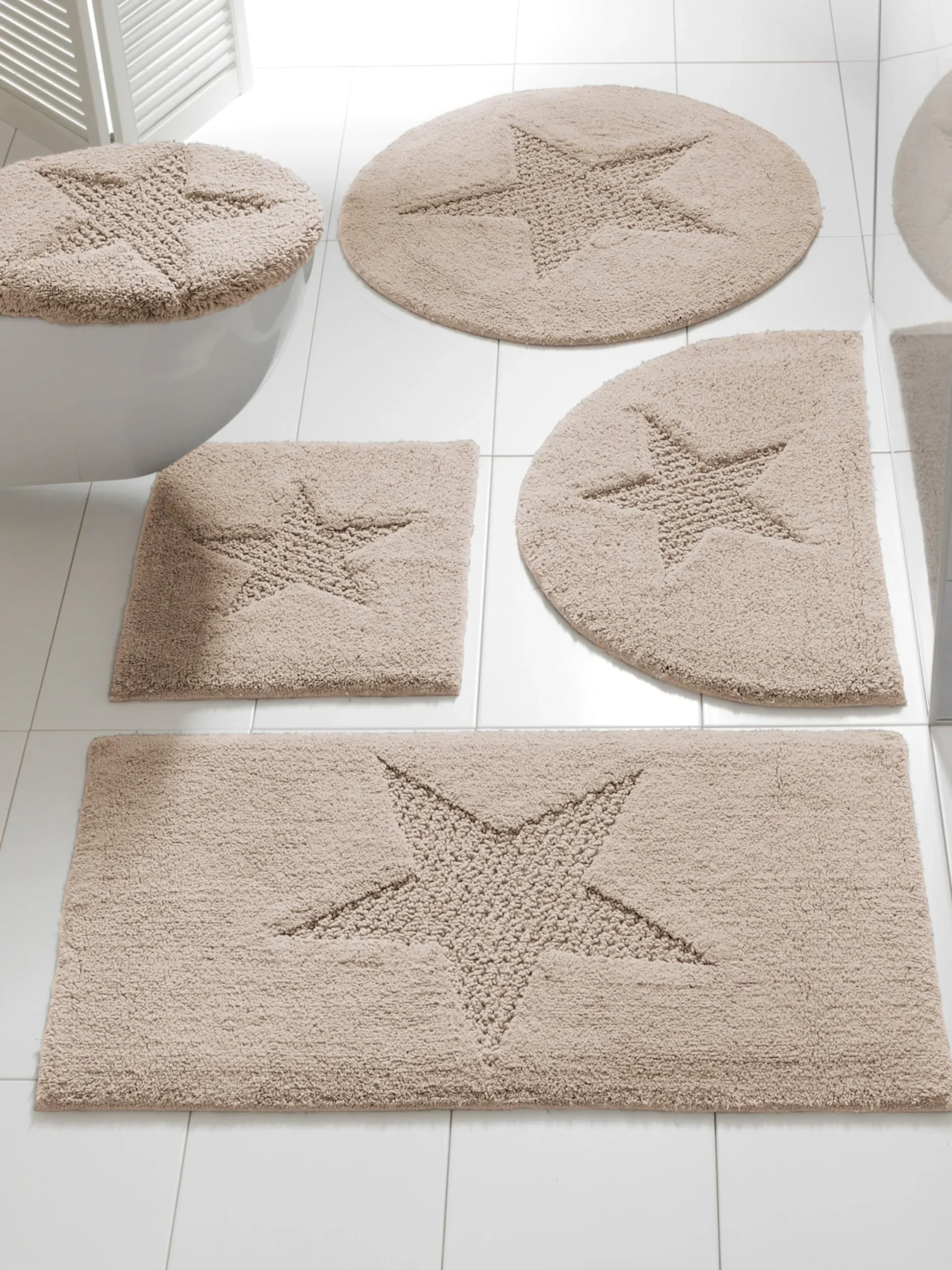 Badematten|heine home Badematte taupe