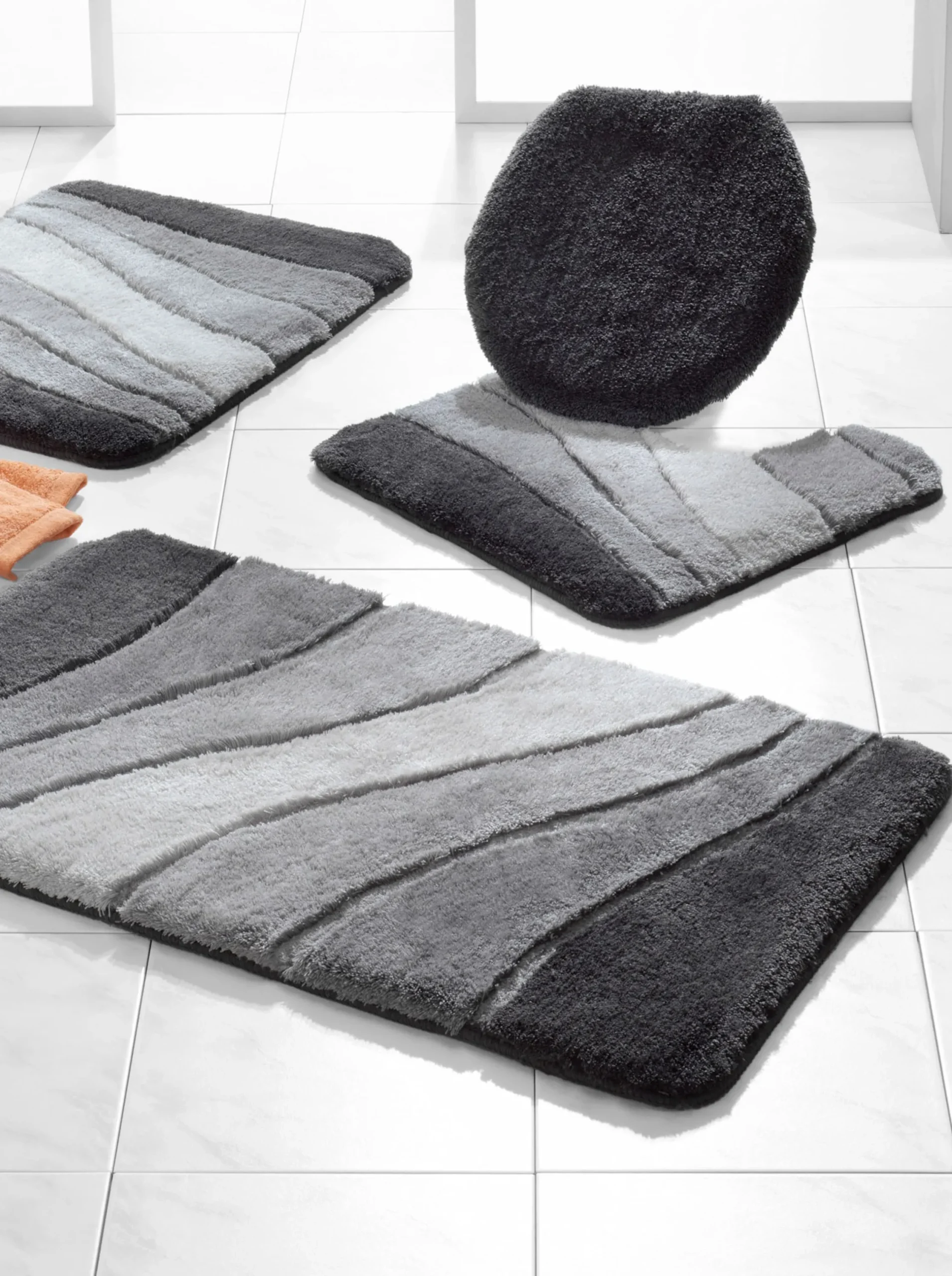 Badematten|Meusch Badematte grau