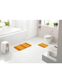 Badematten|Grund Badematte orange