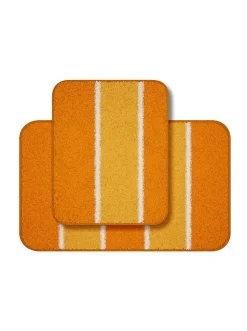 Badematten|Grund Badematte orange