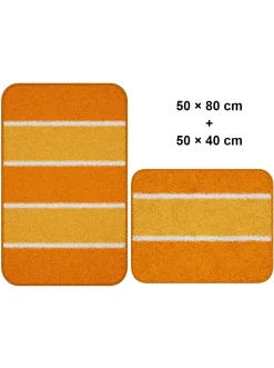 Badematten|Grund Badematte orange