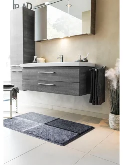 Badematten|Grund Badematte grau