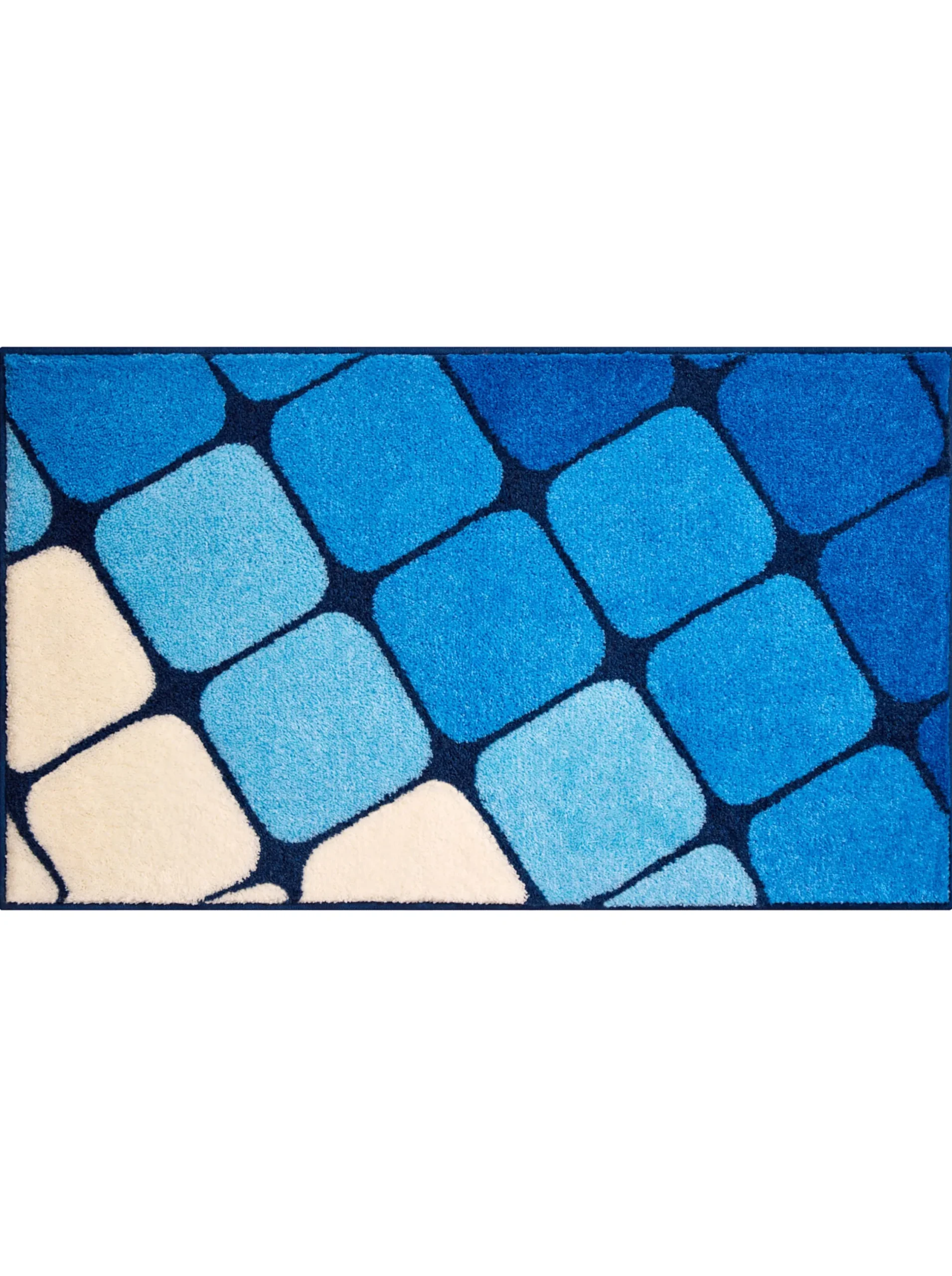 Badematten|Grund Badematte blau
