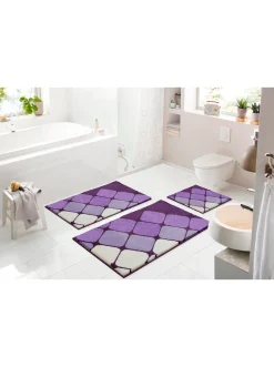 Badematten|Grund Badematte flieder