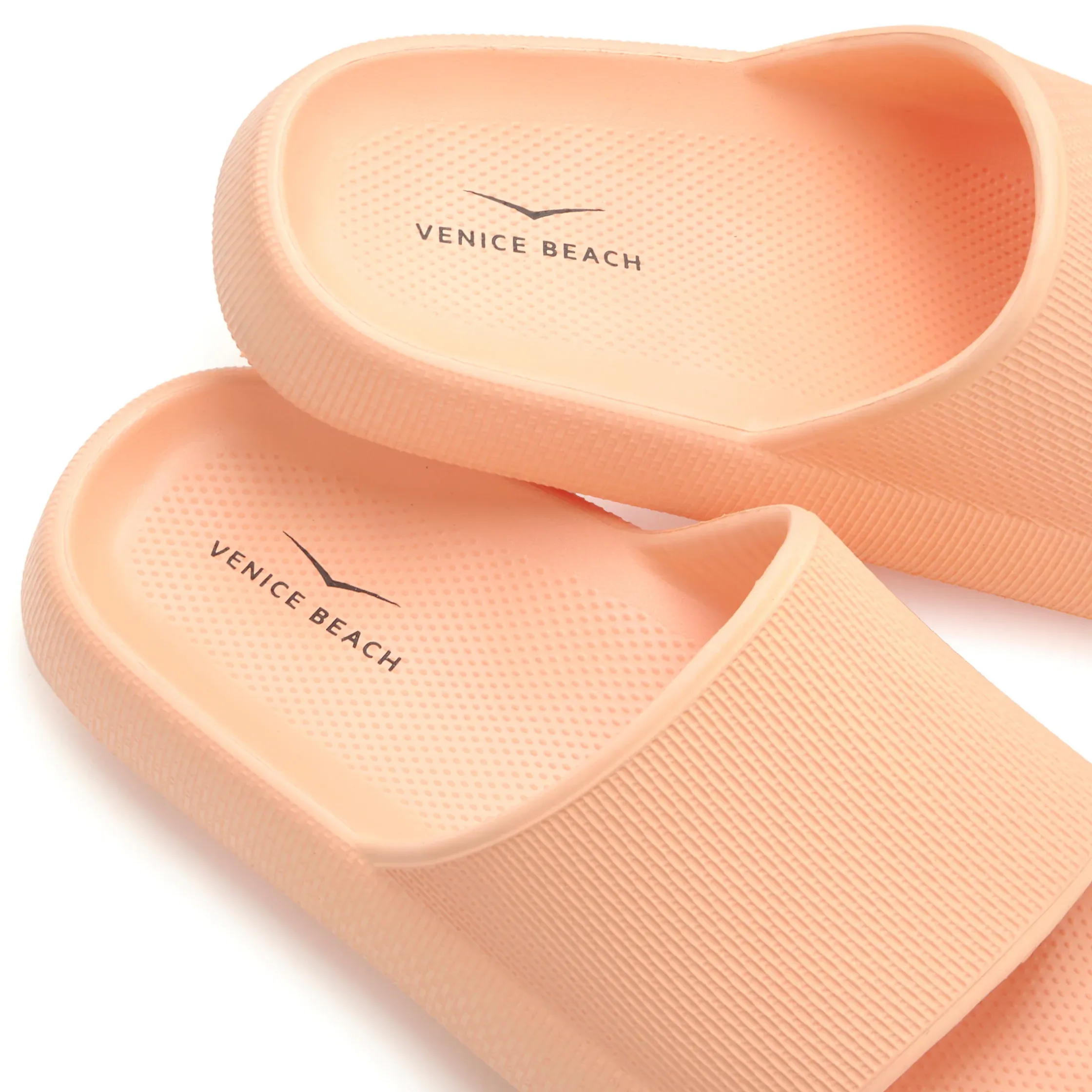 Pantoletten|Venice Beach Badepantolette peach