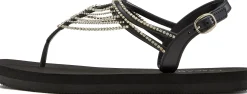 Sandalen & Sandaletten|LASCANA Badesandale schwarz