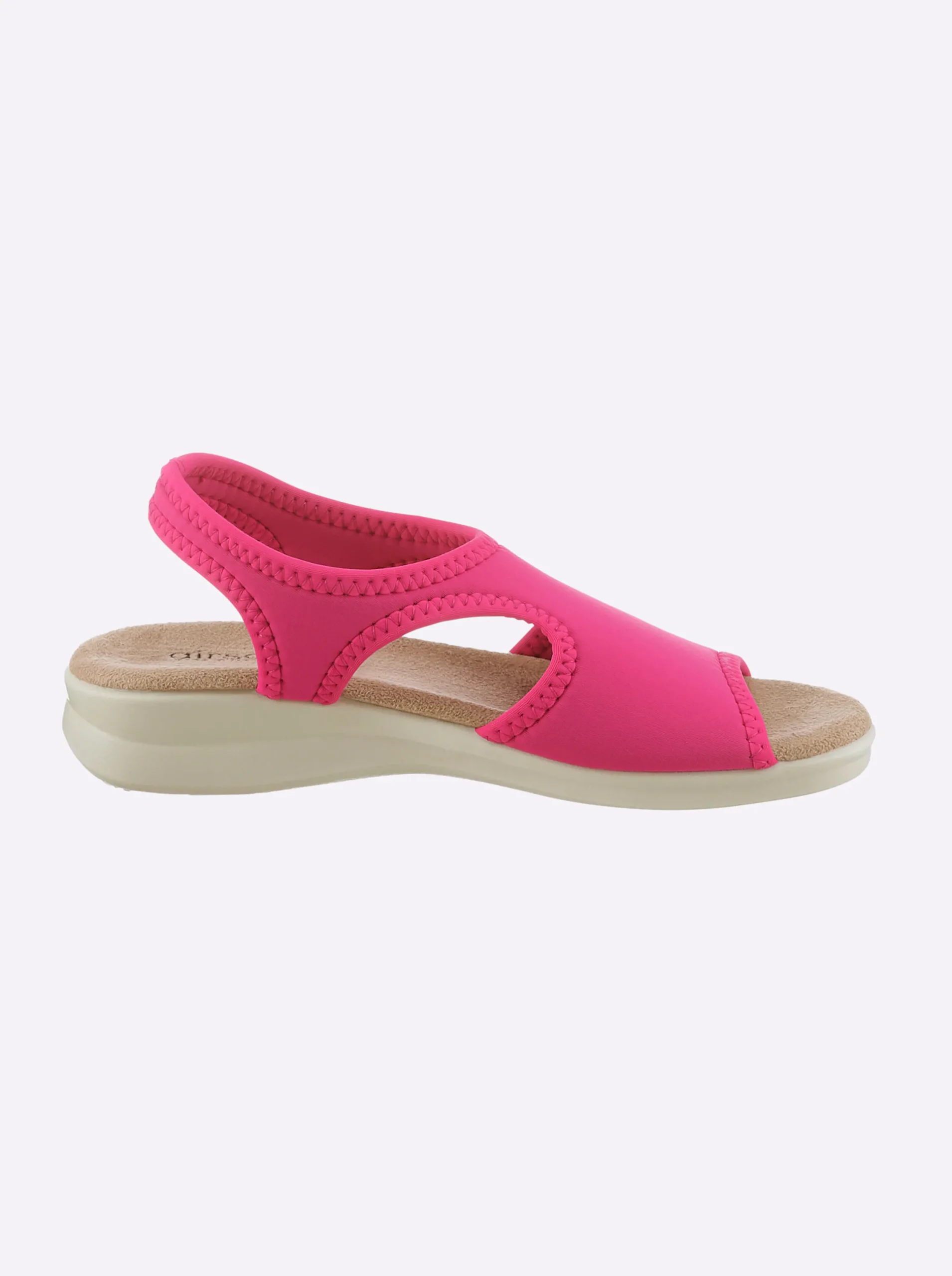 Sandalen & Sandaletten|airsoft modern+ Badesandale mit Gummizügen pink