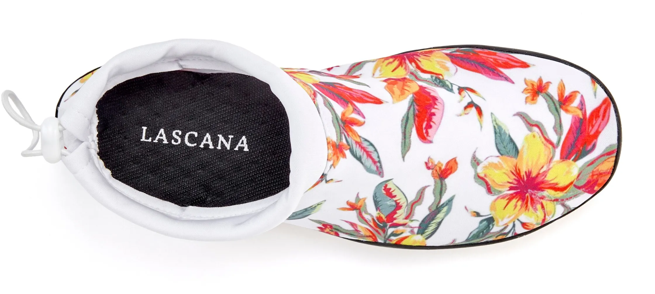 Mokassins & Slippers|LASCANA Badeschuh weißblume