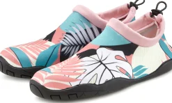 Mokassins & Slippers|LASCANA Badeschuh schwarz