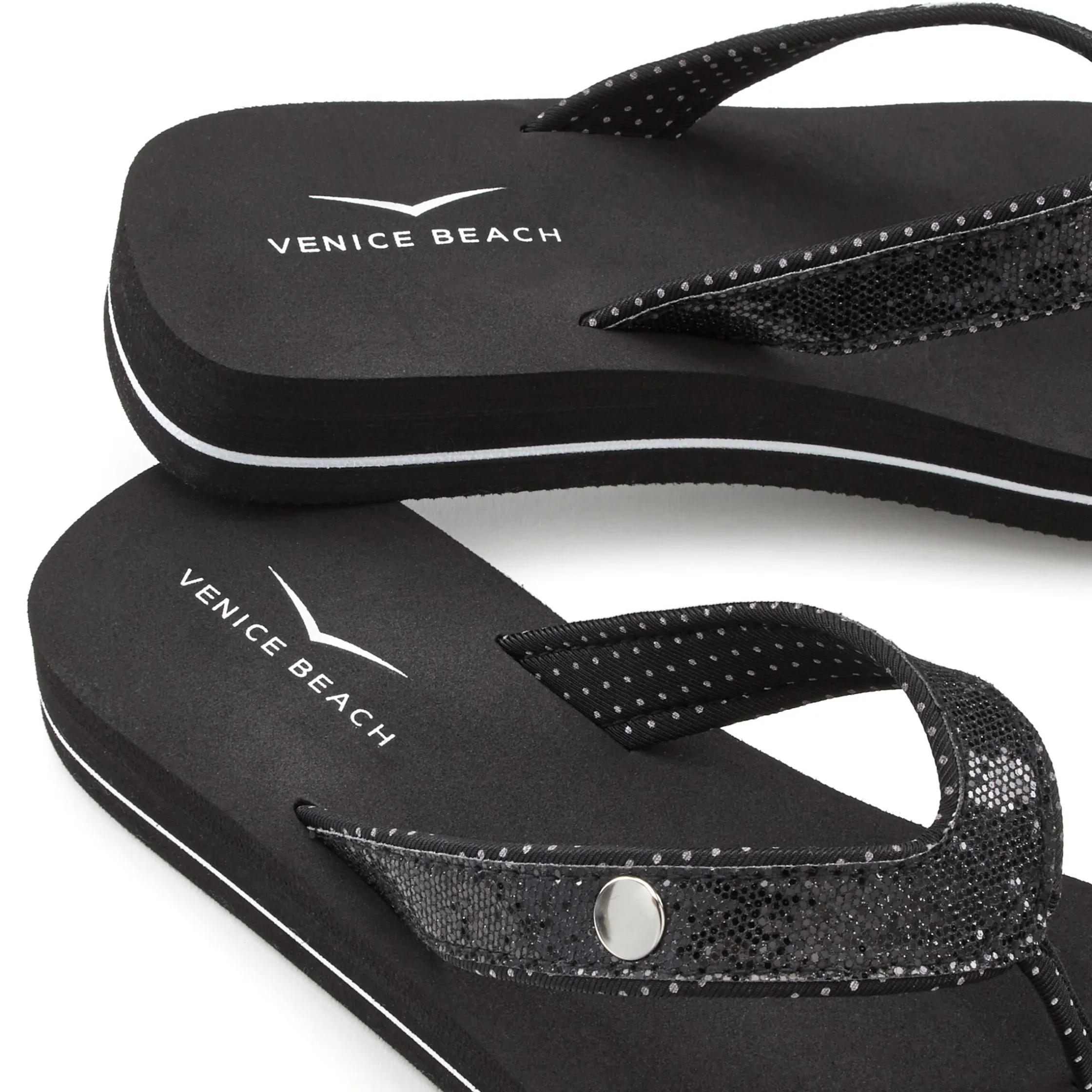 Zehentrenner|Venice Beach Badezehentrenner schwarz