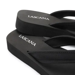 Zehentrenner|LASCANA Badezehentrenner schwarz