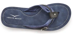 Zehentrenner|Venice Beach Badezehentrenner blau-schwarz