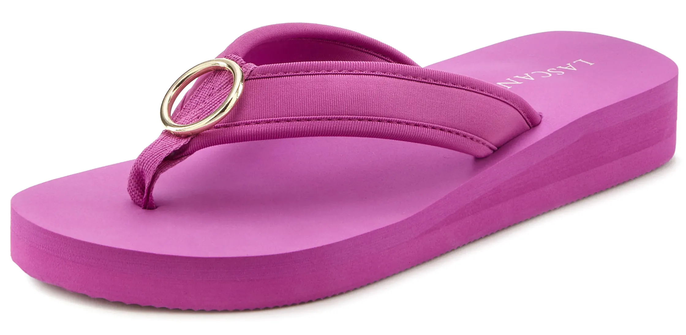 Zehentrenner|LASCANA Badezehentrenner pink