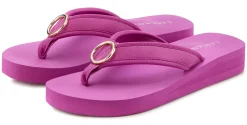 Zehentrenner|LASCANA Badezehentrenner pink