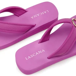 Zehentrenner|LASCANA Badezehentrenner pink