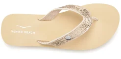 Zehentrenner|Venice Beach Badezehentrenner goldfarben